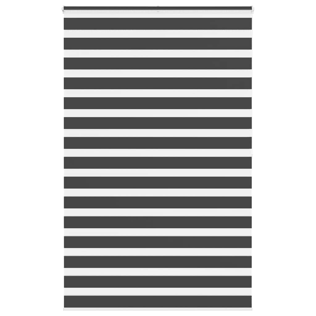 zebragardin sort 145x200 cm stofbredde 140,9 cm polyester