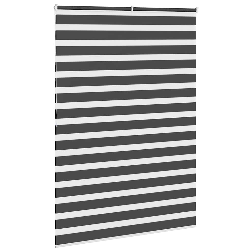 zebragardin sort 155x200 cm stofbredde 150,9 cm polyester