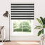 zebragardin sort 160x200 cm stofbredde 155,9 cm polyester