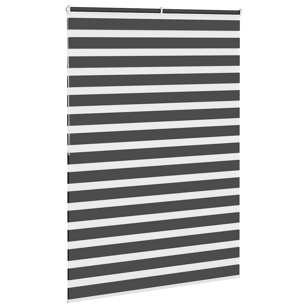 zebragardin sort 160x200 cm stofbredde 155,9 cm polyester