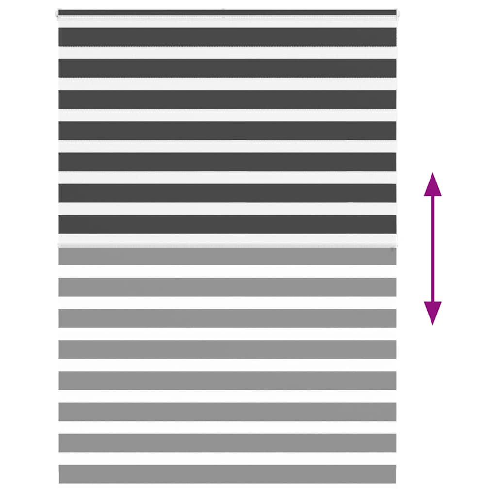zebragardin sort 160x200 cm stofbredde 155,9 cm polyester