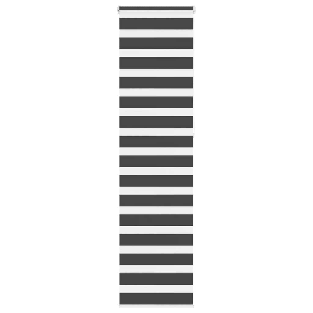 zebragardin sort 50x230 cm stofbredde 45,9 cm polyester