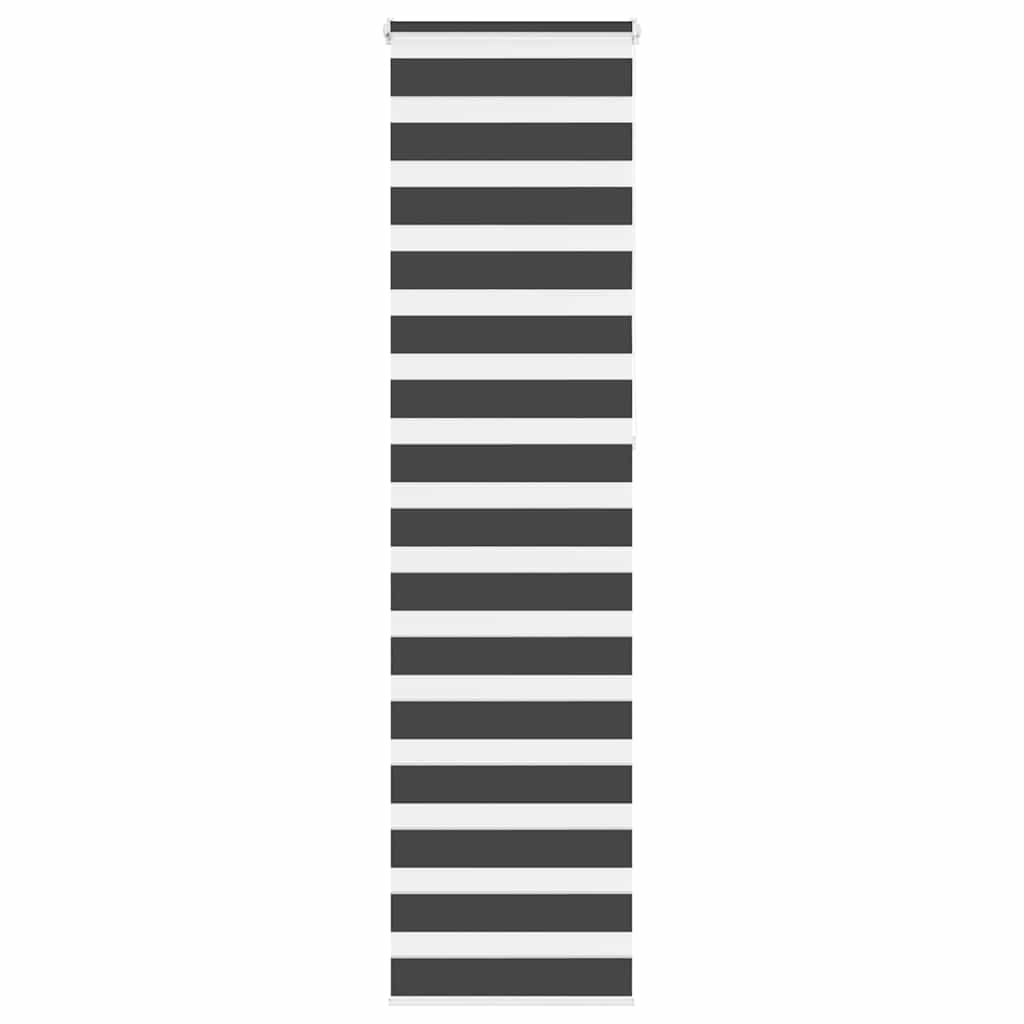 zebragardin sort 55x230 cm stofbredde 50,9 cm polyester