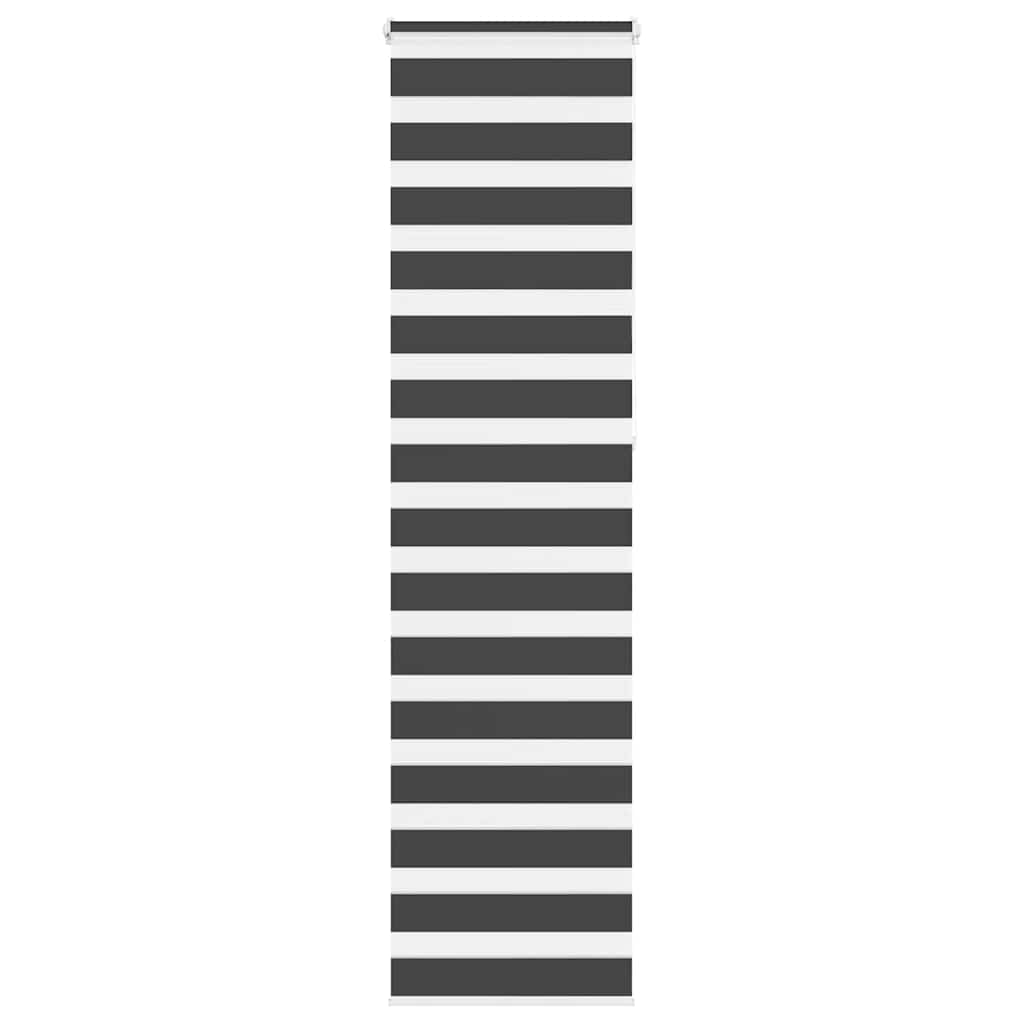 zebragardin sort 65x230 cm stofbredde 60,9 cm polyester