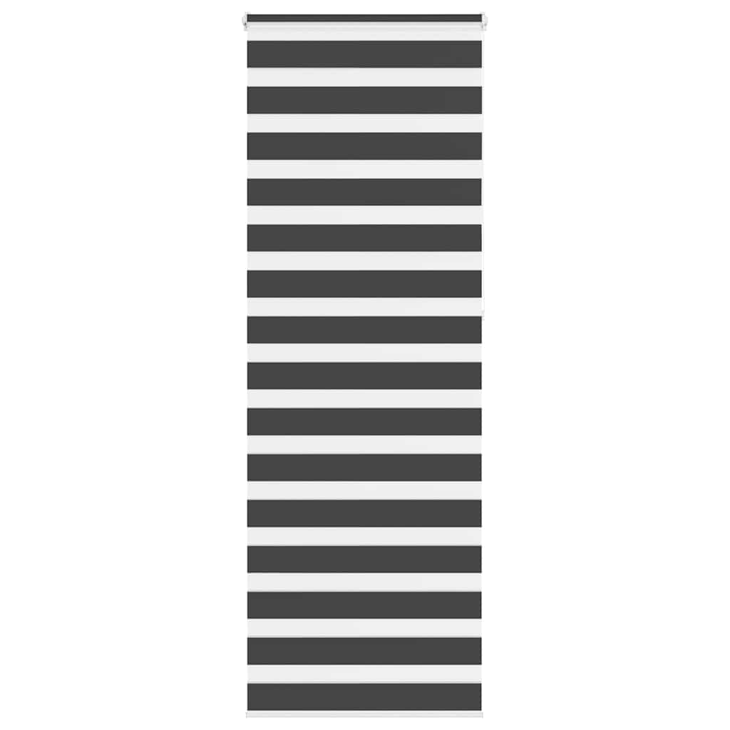 zebragardin sort 70x230 cm stofbredde 65,9 cm polyester