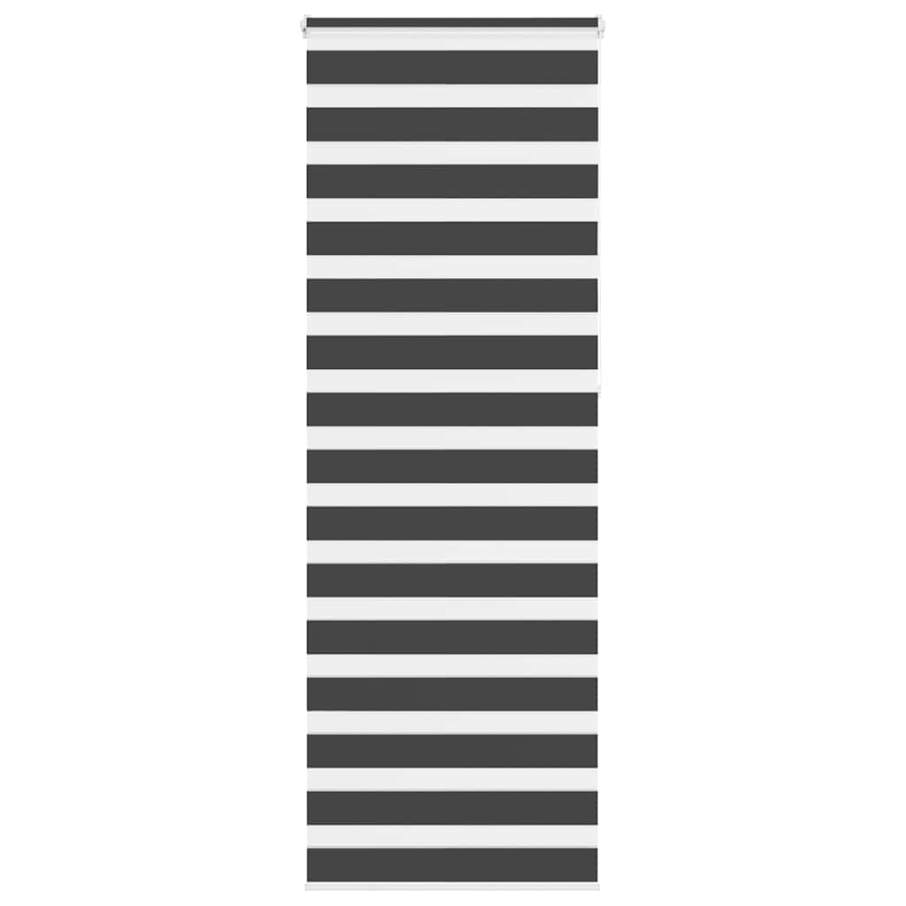 zebragardin sort 75x230 cm stofbredde 70,9 cm polyester
