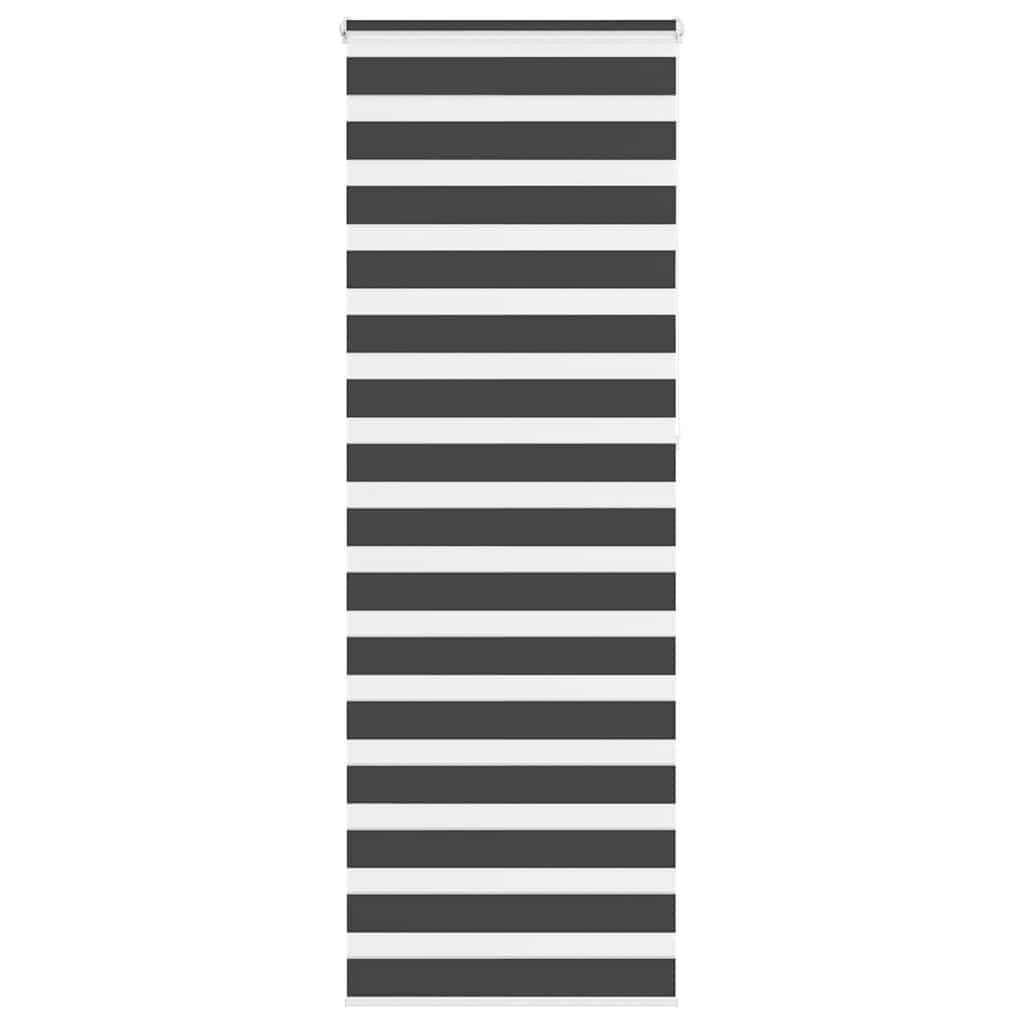 zebragardin sort 85x230 cm stofbredde 80,9 cm polyester