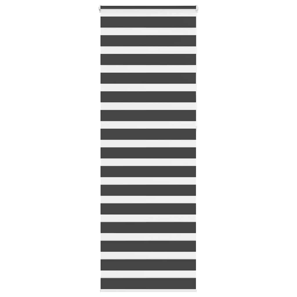 zebragardin sort 90x230cm stofbredde 85,9 cm polyester