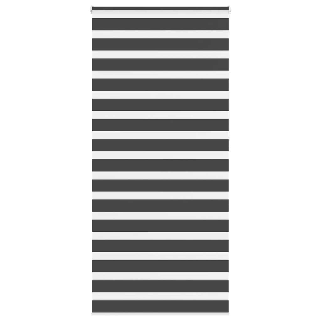 zebragardin sort 95x230 cm stofbredde 90,9 cm polyester