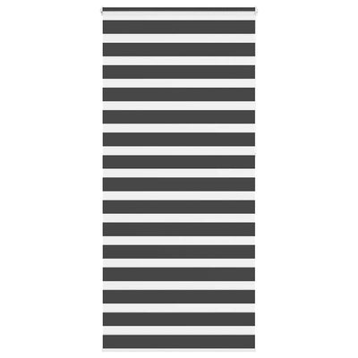 zebragardin sort 115x230 cm stofbredde 110,9 cm polyester