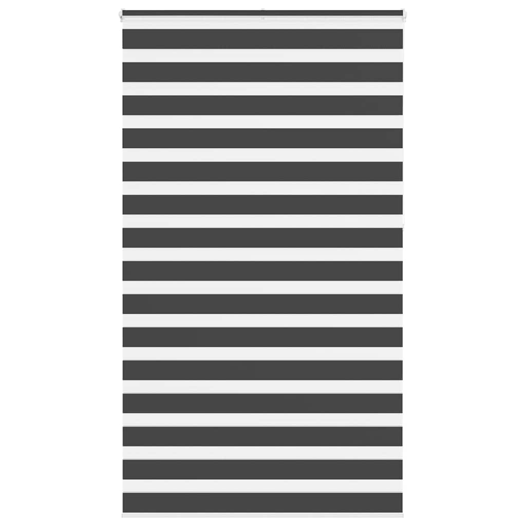 zebragardin sort 120x230 cm stofbredde 115,9 cm polyester