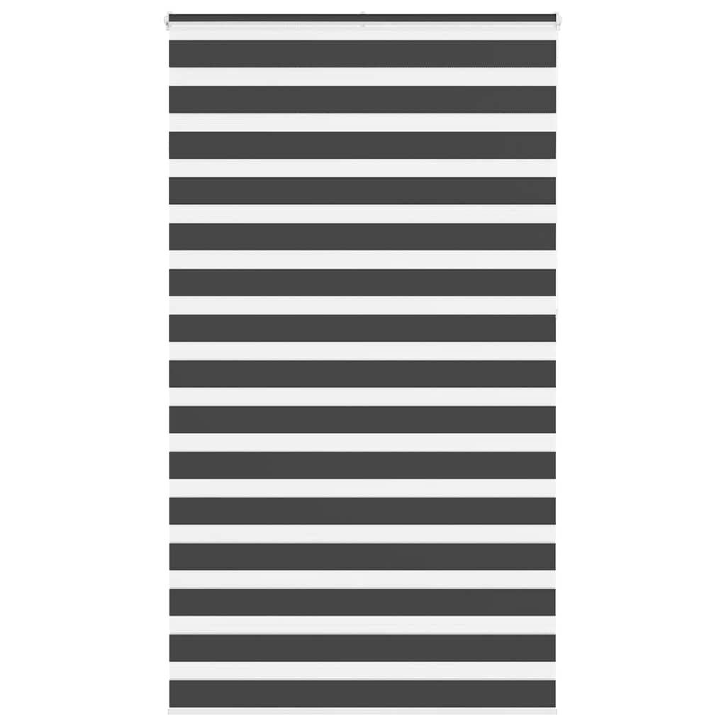 zebragardin sort 125x230 cm stofbredde 120,9 cm polyester