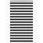 zebragardin sort 130x230 cm stofbredde 125,9 cm polyester