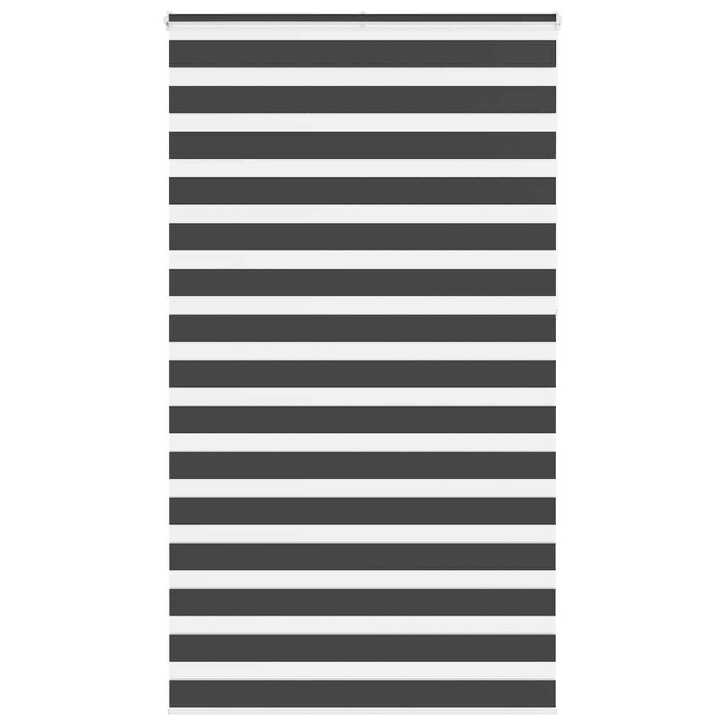 zebragardin sort 130x230 cm stofbredde 125,9 cm polyester