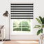 zebragardin sort 165x230 cm stofbredde 160,9 cm polyester