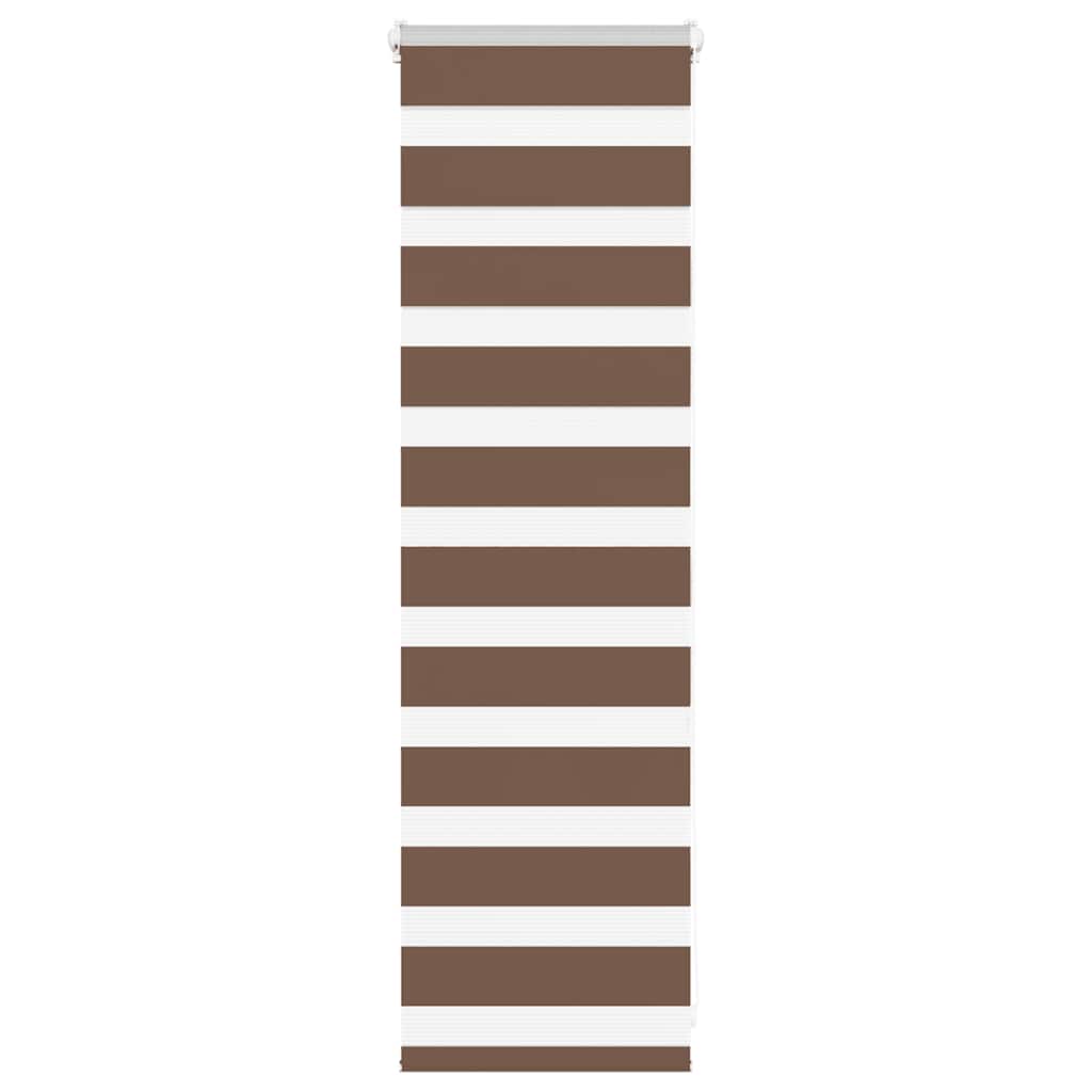 zebragardin brun 45x100 cm stofbredde 40,9 cm polyester