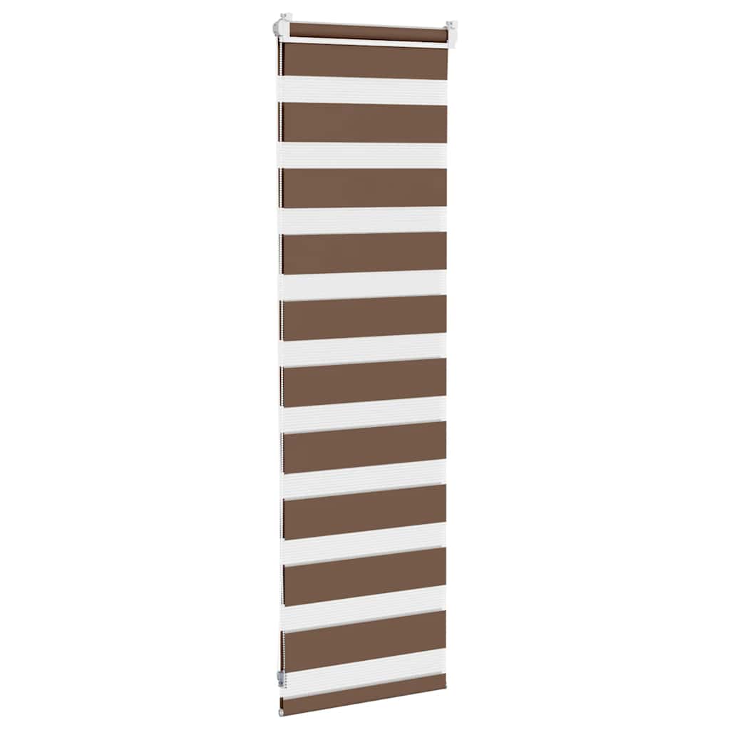 zebragardin brun 45x100 cm stofbredde 40,9 cm polyester