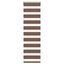 zebragardin brun 50x100 cm stofbredde 45,9 cm polyester