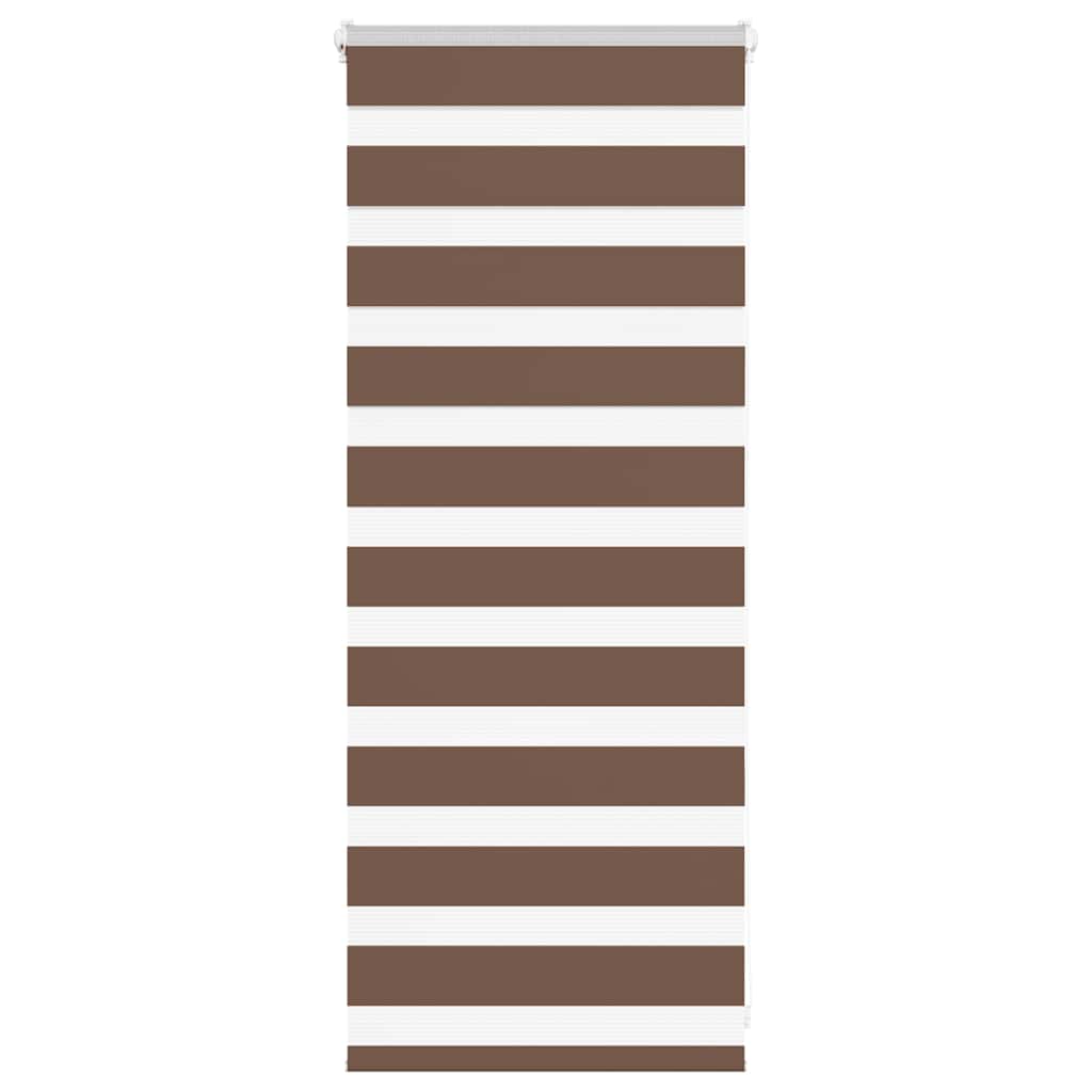 zebragardin brun 55x100 cm stofbredde 50,9 cm polyester