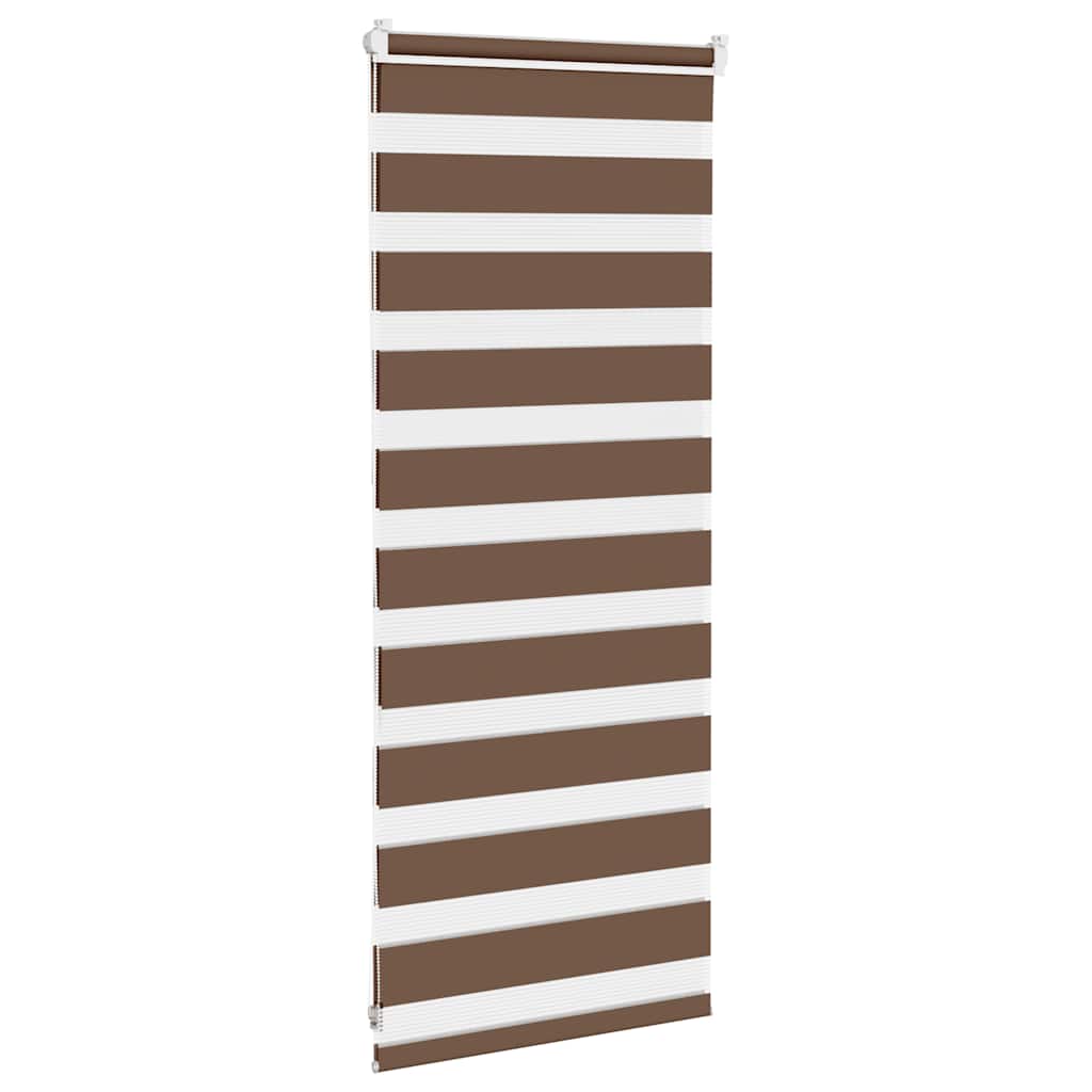 zebragardin brun 65x100 cm stofbredde 60,9 cm polyester