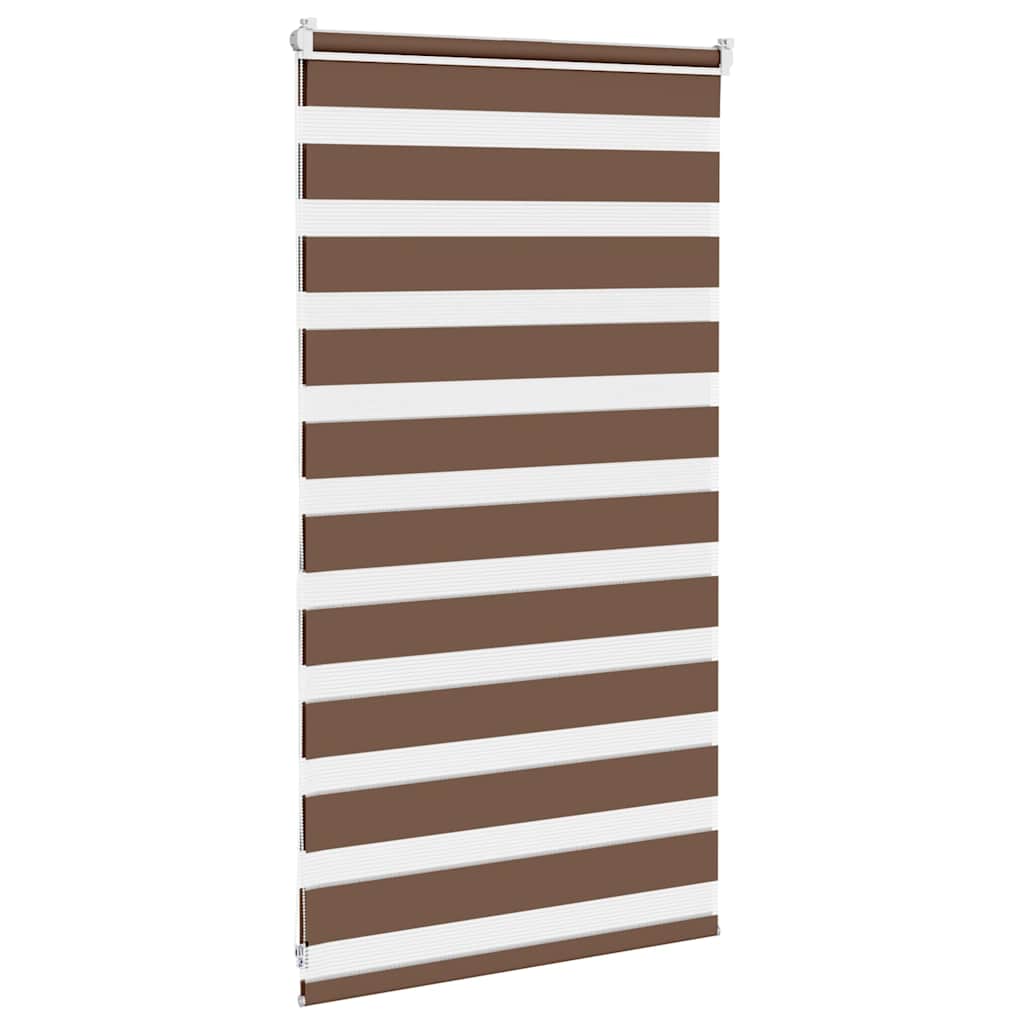 zebragardin brun 75x100 cm stofbredde 70,9 cm polyester