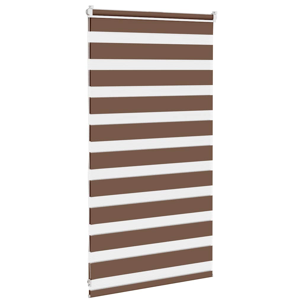 zebragardin brun 80x100 cm stofbredde 75,9 cm polyester