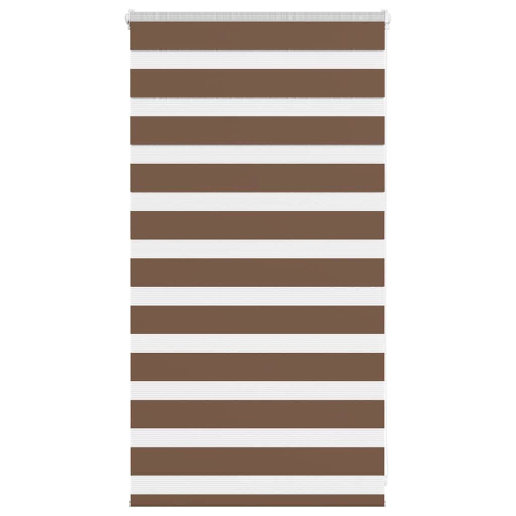 zebragardin brun 85x100 cm stofbredde 80,9 cm polyester