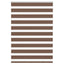 zebragardin brun 105x100 cm stofbredde 100,9 cm polyester