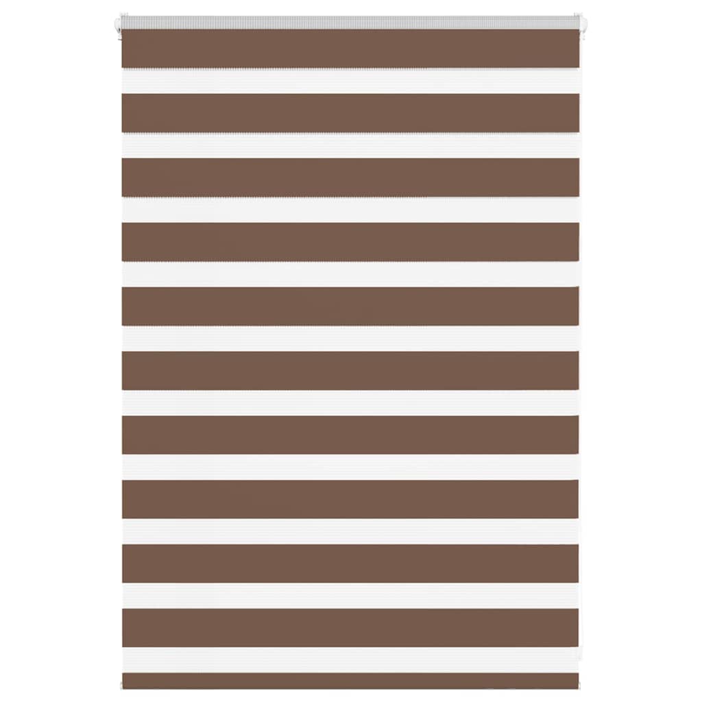 zebragardin brun 105x100 cm stofbredde 100,9 cm polyester