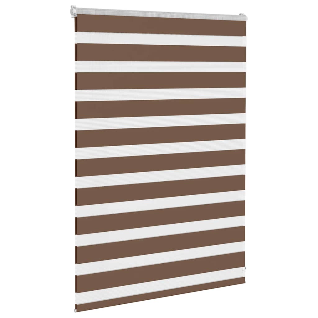 zebragardin brun 105x100 cm stofbredde 100,9 cm polyester