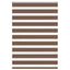 zebragardin brun 110x100 cm stofbredde 105,9 cm polyester