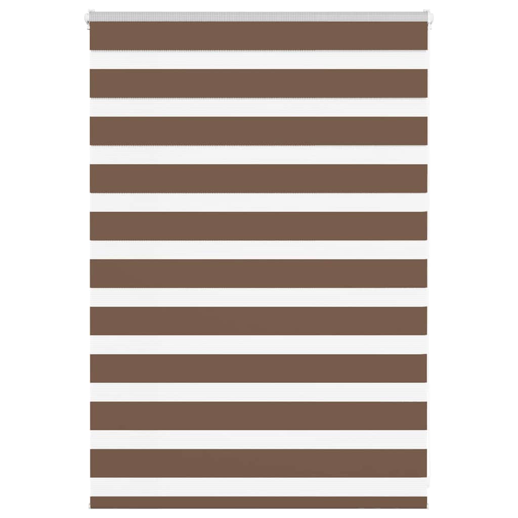 zebragardin brun 110x100 cm stofbredde 105,9 cm polyester