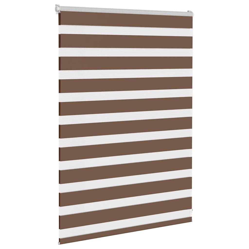 zebragardin brun 110x100 cm stofbredde 105,9 cm polyester