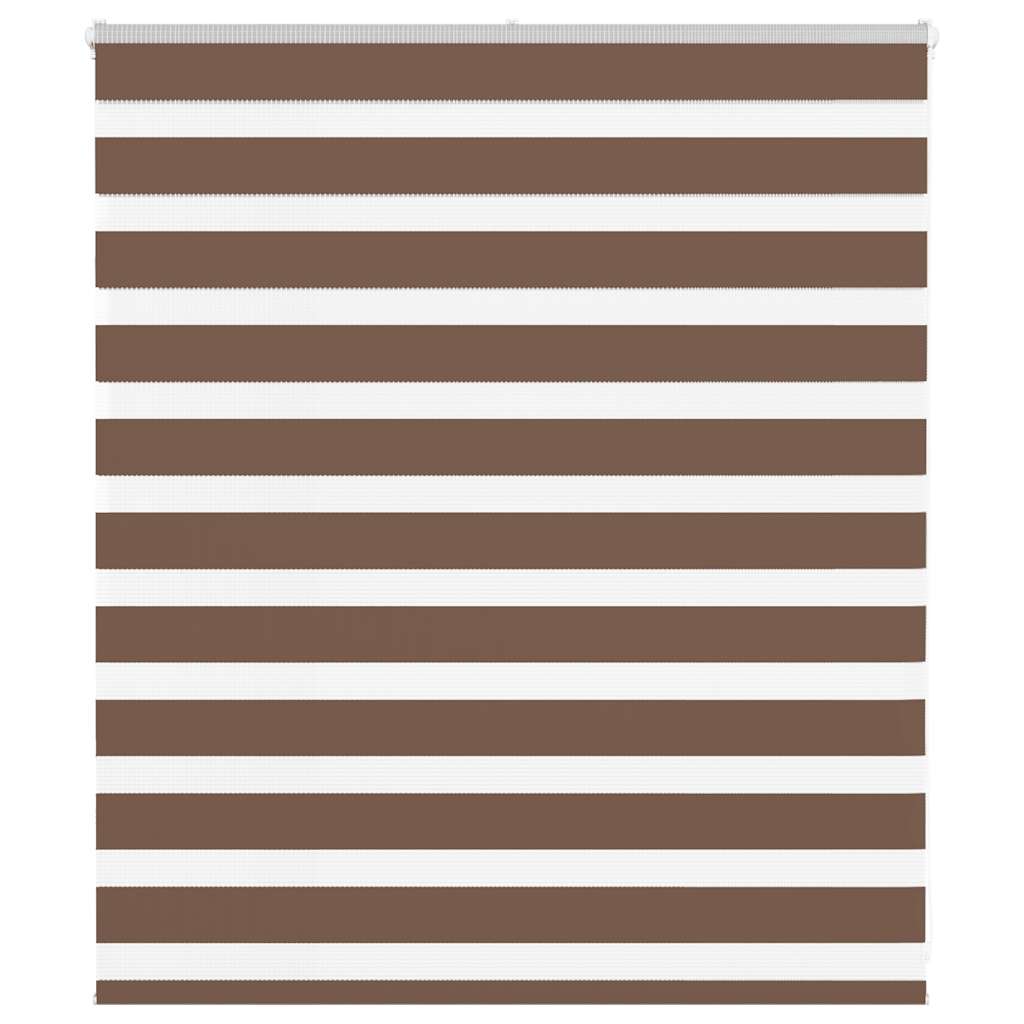 zebragardin brun 125x100 cm stofbredde 120,9 cm polyester