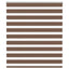 zebragardin brun 130x100 cm stofbredde 125,9 cm polyester