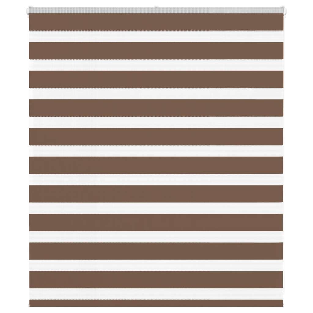 zebragardin brun 130x100 cm stofbredde 125,9 cm polyester
