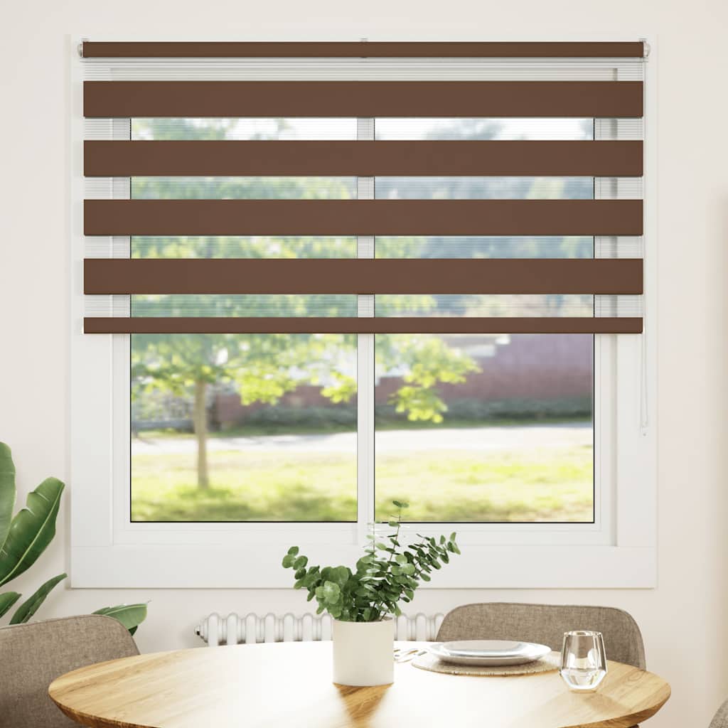 zebragardin brun 140x100 cm stofbredde 135,9 cm polyester