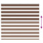 zebragardin brun 165x100 cm stofbredde 160,9 cm polyester