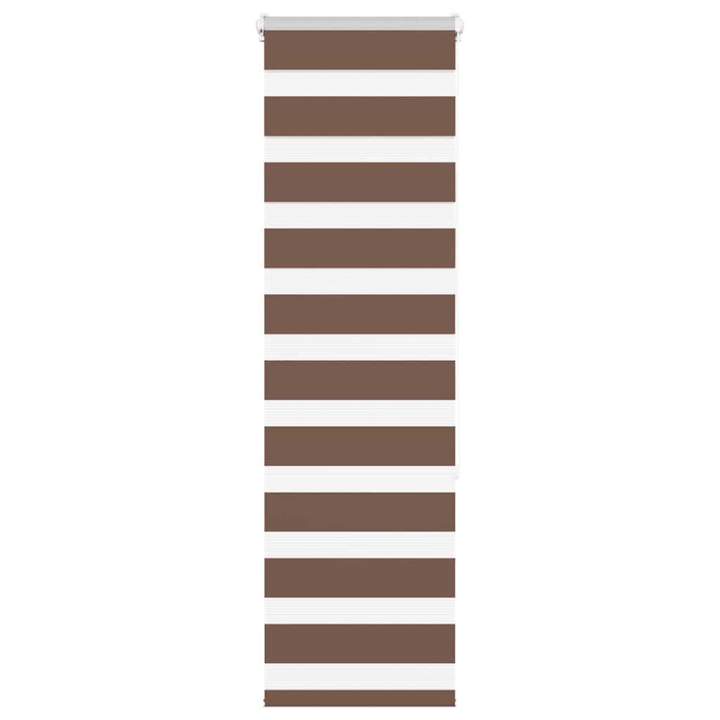 zebragardin brun 40x150 cm stofbredde 35,9 cm polyester
