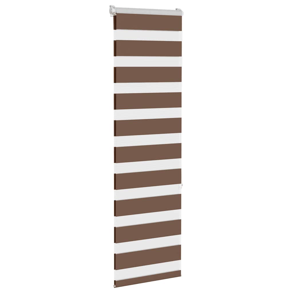 zebragardin brun 40x150 cm stofbredde 35,9 cm polyester
