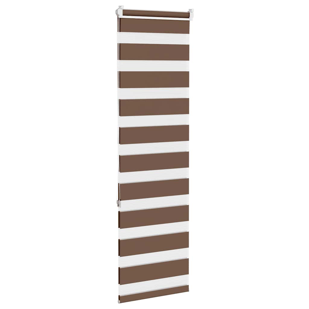 zebragardin brun 45x150 cm stofbredde 40,9 cm polyester