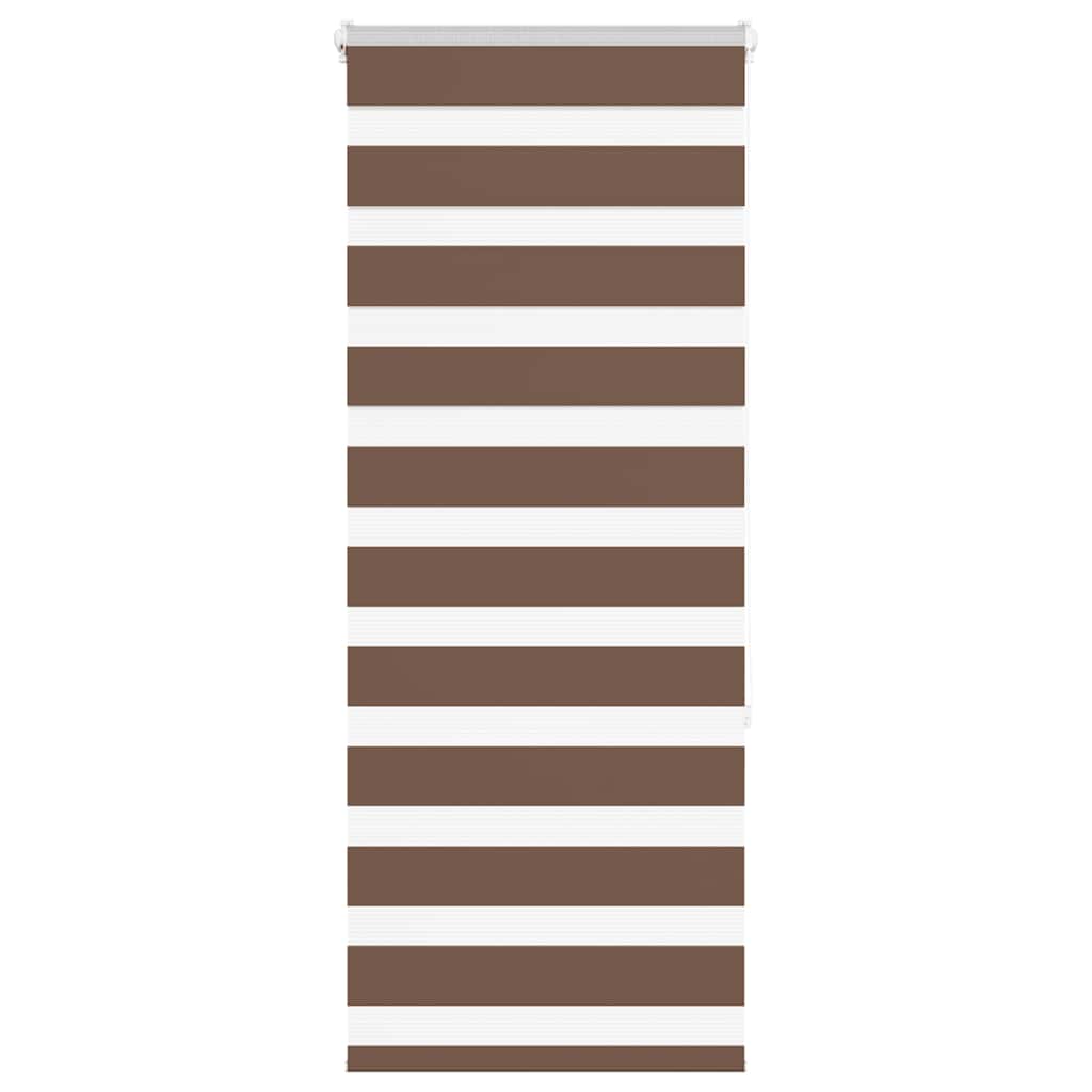 zebragardin brun 55x150 cm stofbredde 50,9 cm polyester