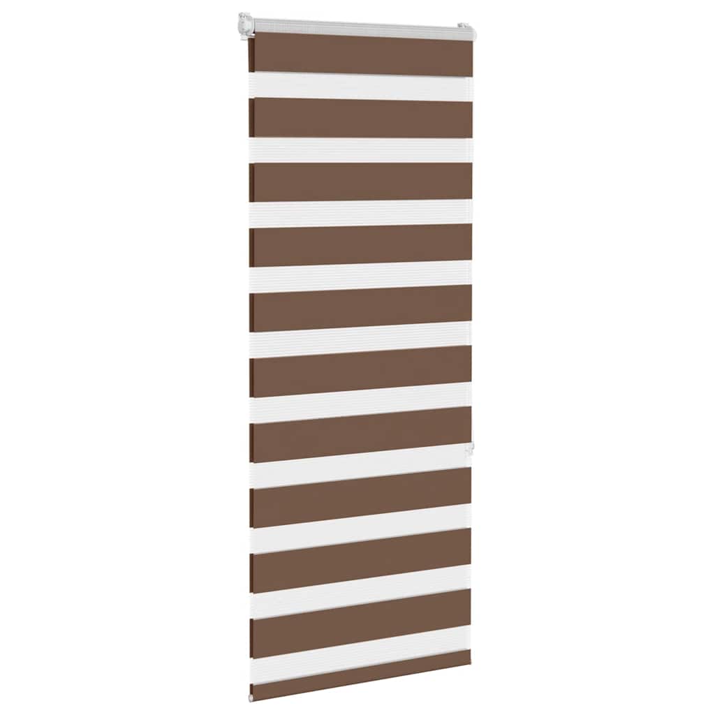 zebragardin brun 55x150 cm stofbredde 50,9 cm polyester