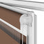 zebragardin brun 60x150 cm stofbredde 55,9 cm polyester