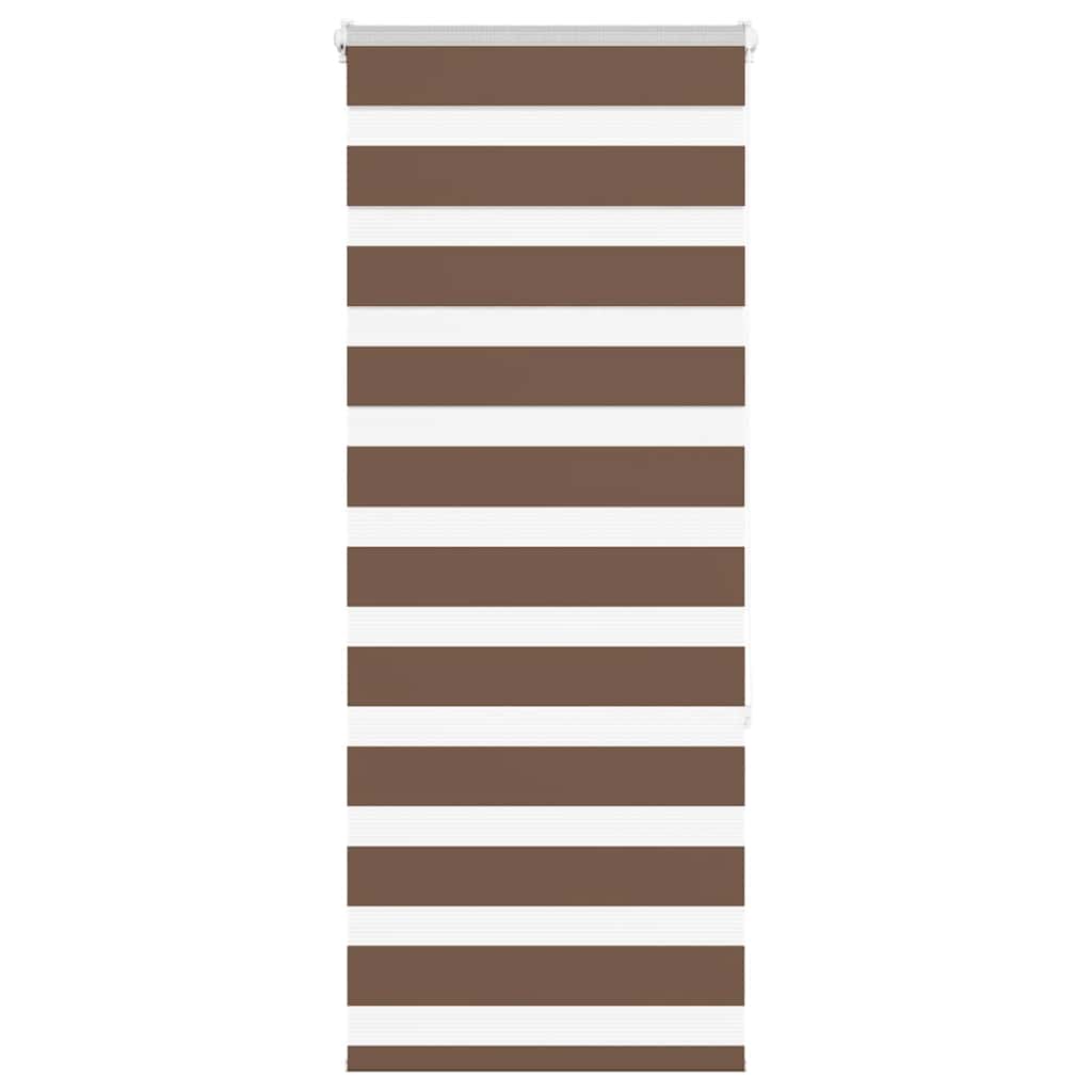 zebragardin brun 65x150 cm stofbredde 60,9 cm polyester