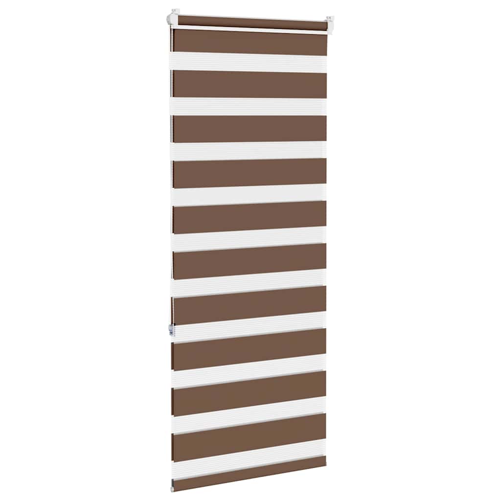 zebragardin brun 65x150 cm stofbredde 60,9 cm polyester