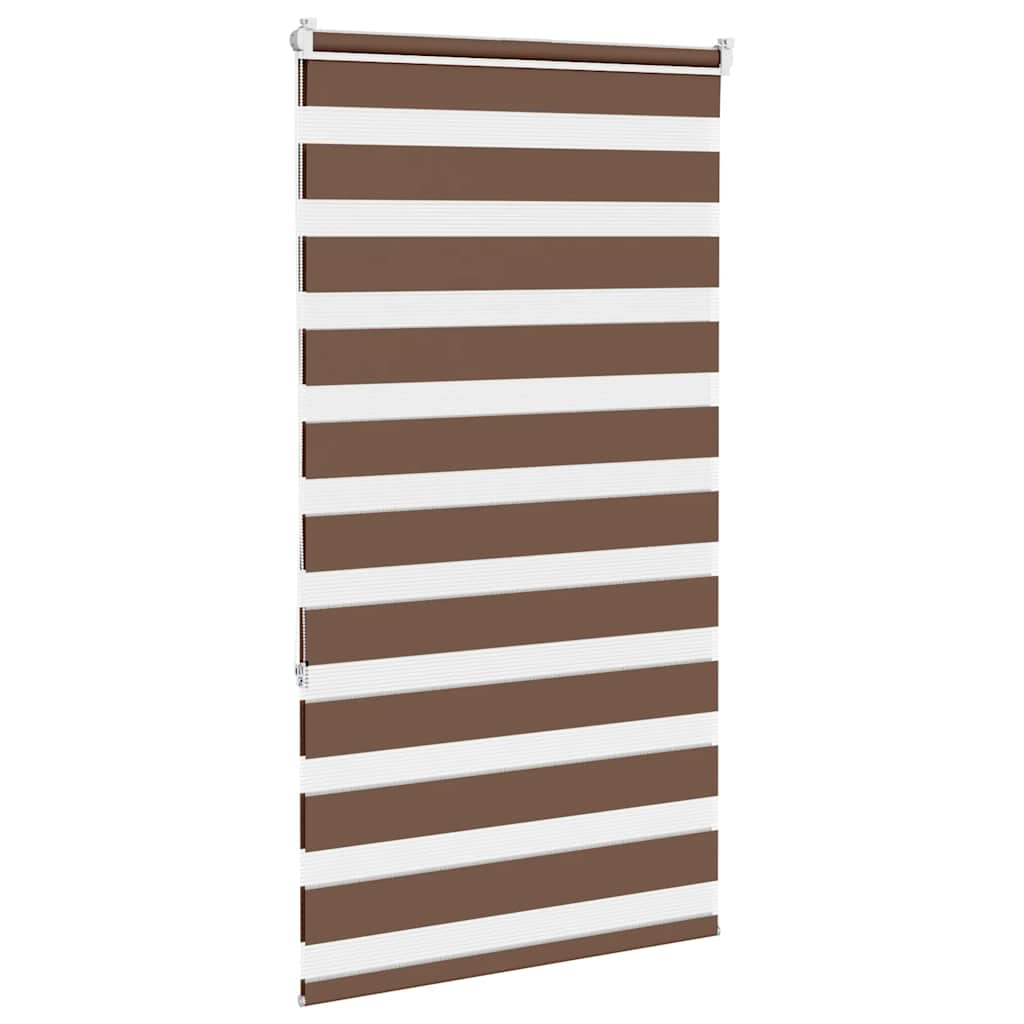 zebragardin brun 75x150 cm stofbredde 70,9 cm polyester