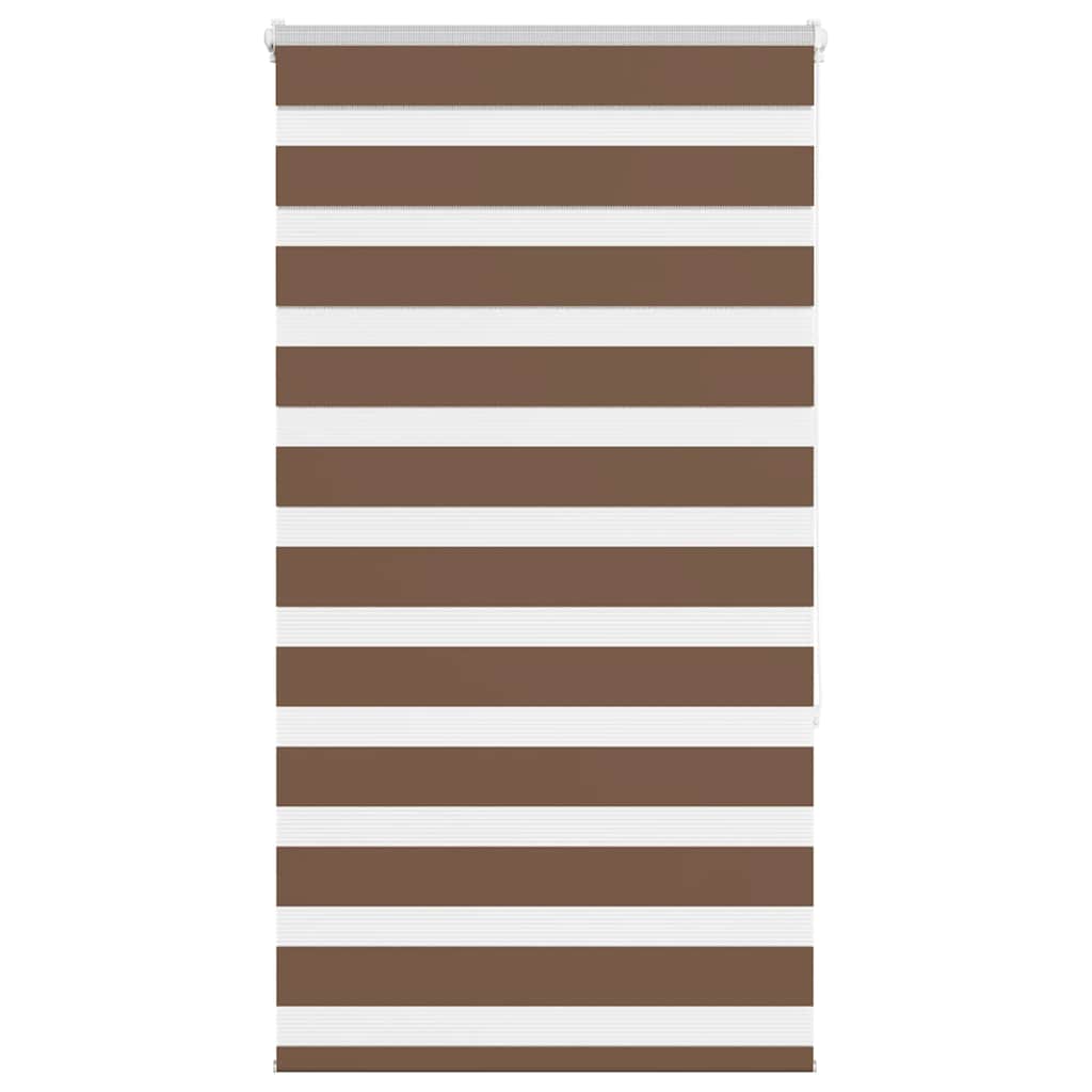 zebragardin brun 90x150 cm stofbredde 85,9 cm polyester