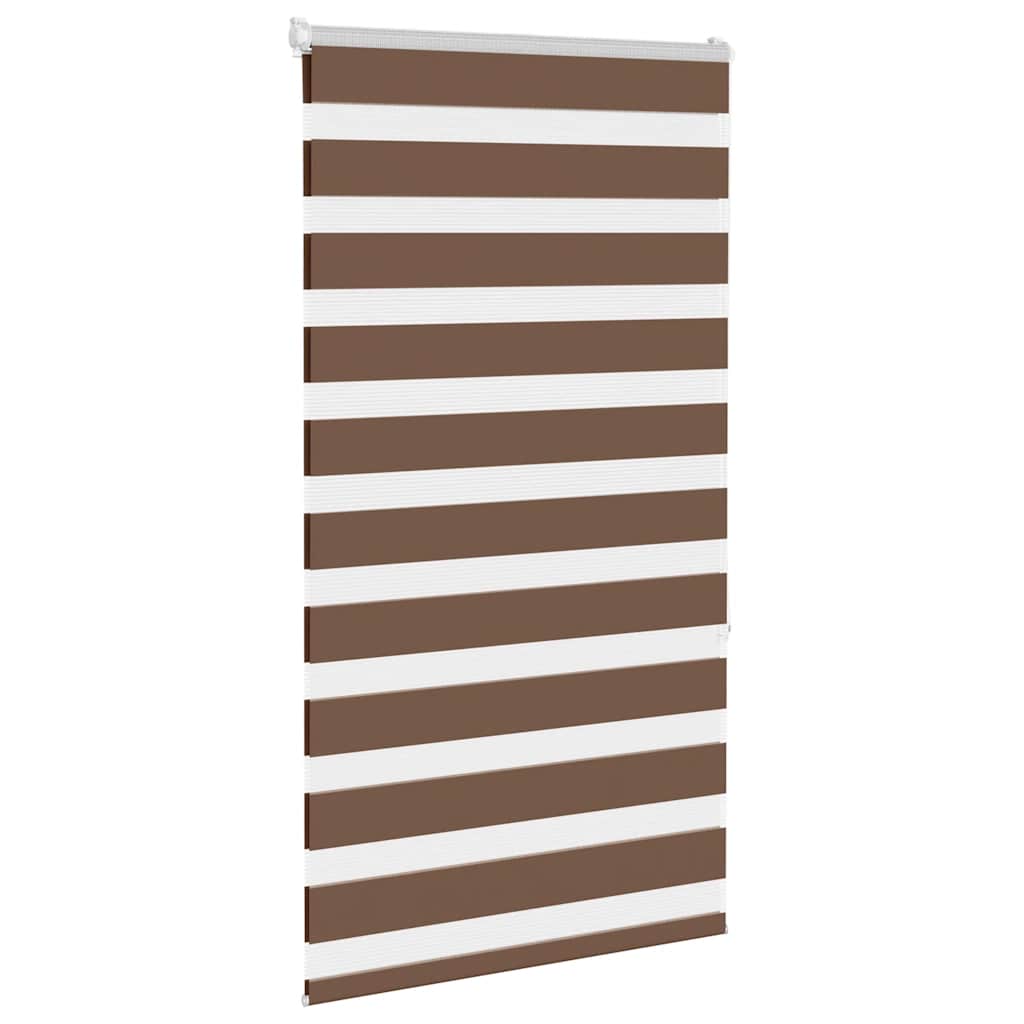 zebragardin brun 90x150 cm stofbredde 85,9 cm polyester