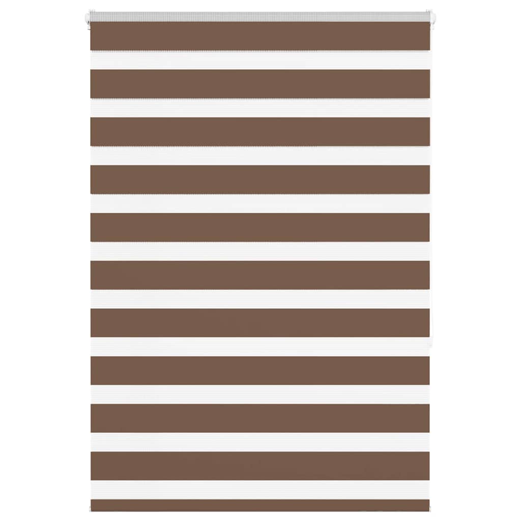 zebragardin brun 95x150 cm stofbredde 90,9 cm polyester